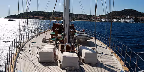 Ocean Panorama during sailing trip