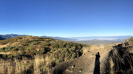 Weite Landschaften auf der Pilgerwanderung "Camino Frances"