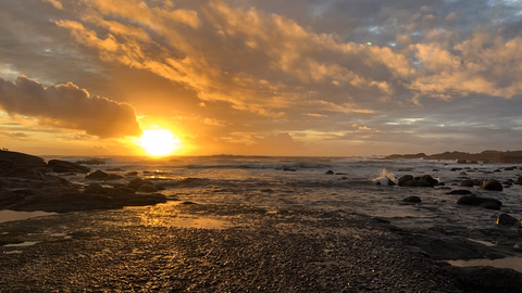 Sonnenuntergang über dem Atlantik