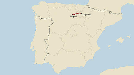 Camino frances Logroño-Burgos