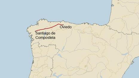 Camino de Santiago original Route: The Pilgrim's Path from Oviedo to Santiago de Compostela