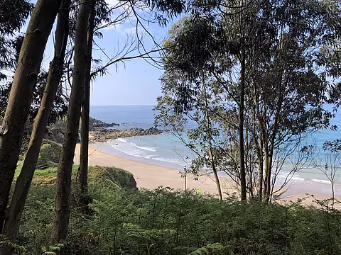 Strand auf dem Camino del Norte
