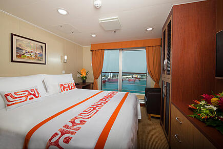 Aranui 5 Postschiff - Deluxe Kabine mit Doppelbett