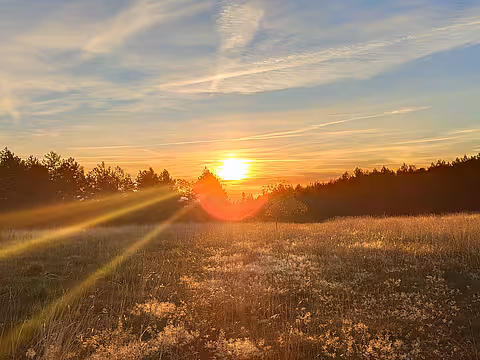 Sunrise on the Camino Francés
