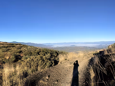 Hügelige Landschaft in Spanien
